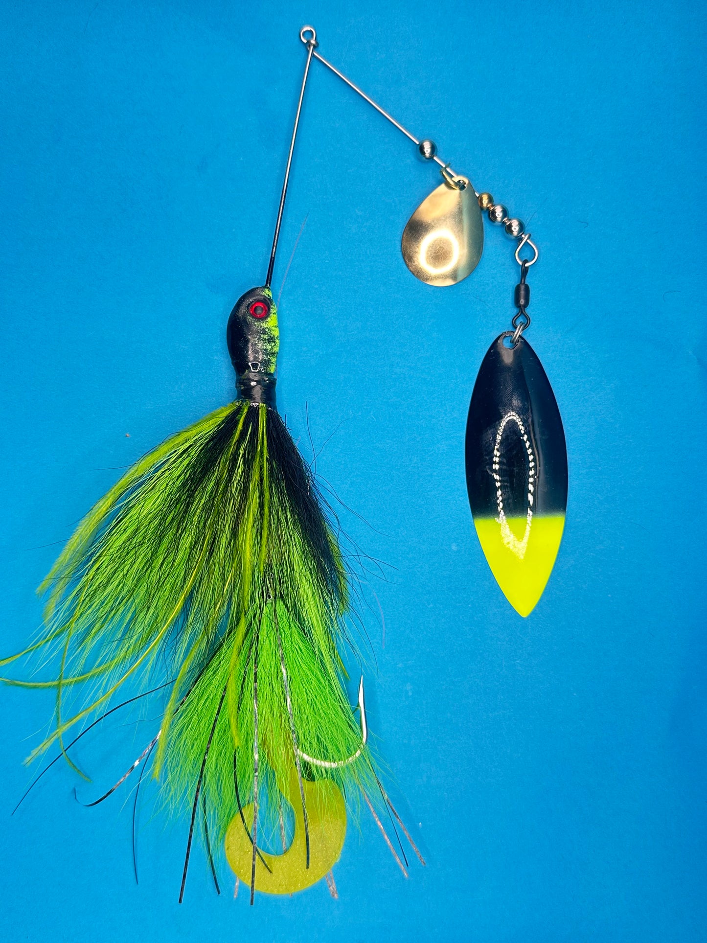 Green goblin spinnerbait