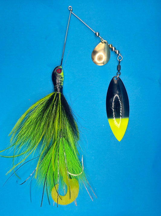 Green goblin spinnerbait