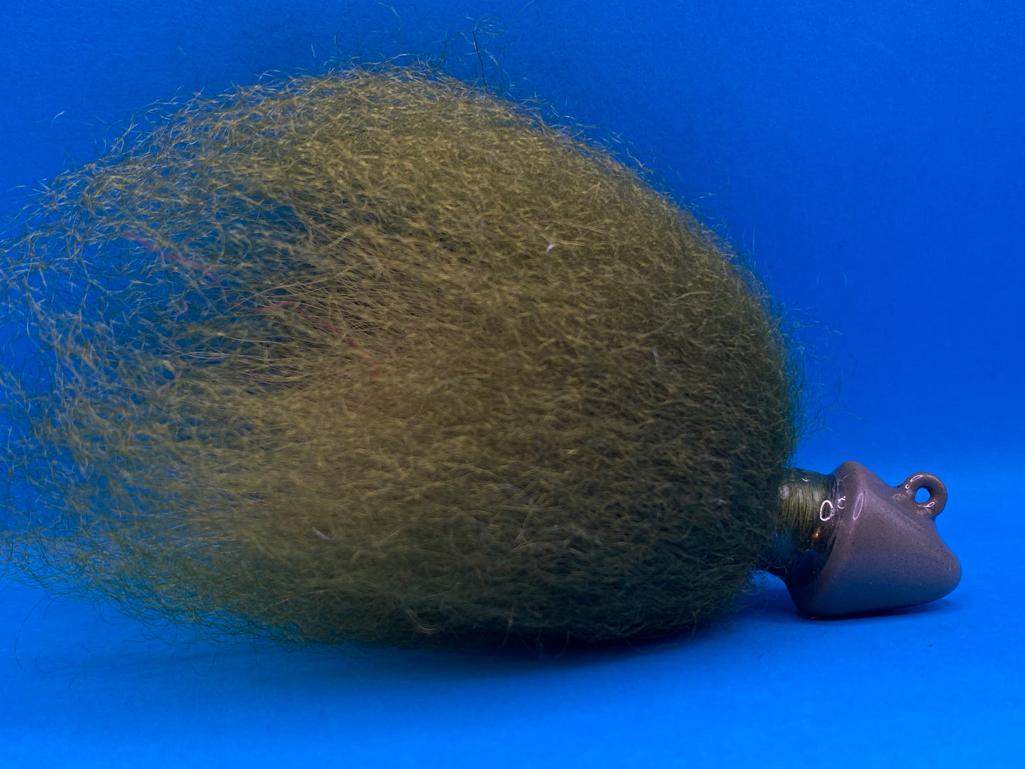 olive layered hair jig