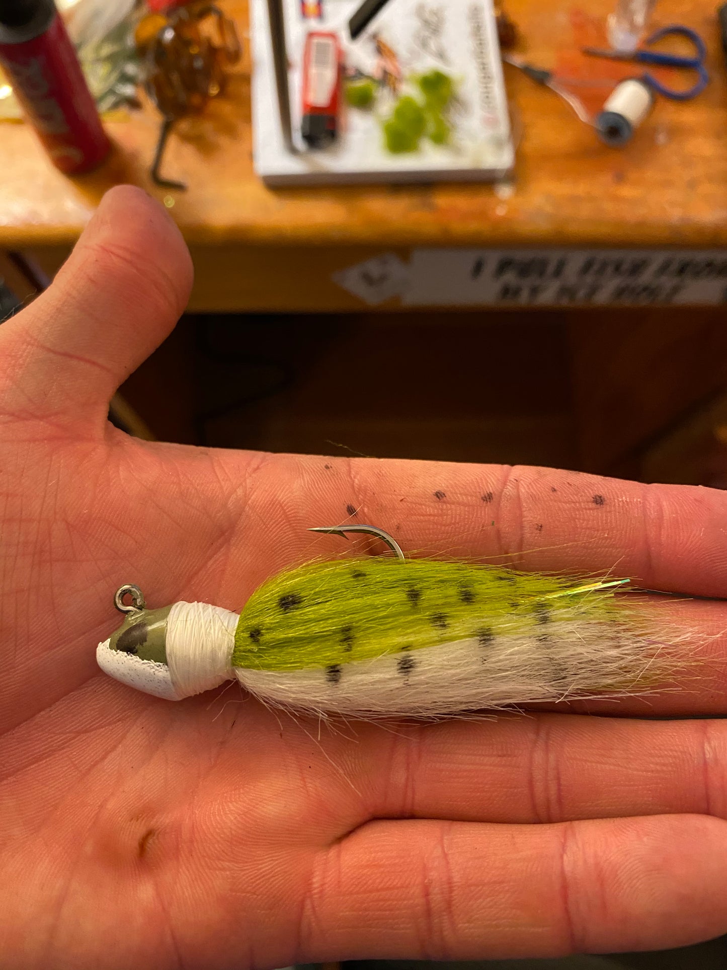 trout hair jig