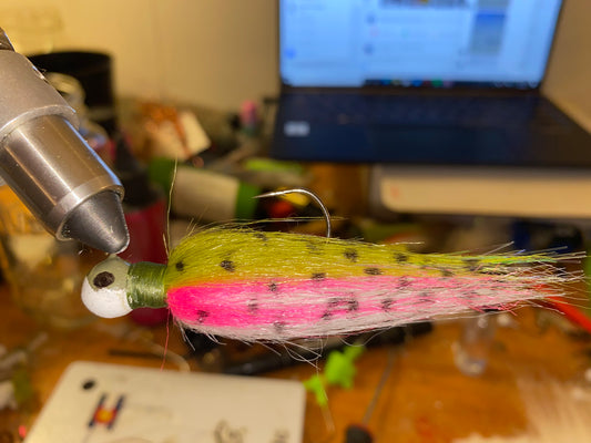 rainbow trout hair jig
