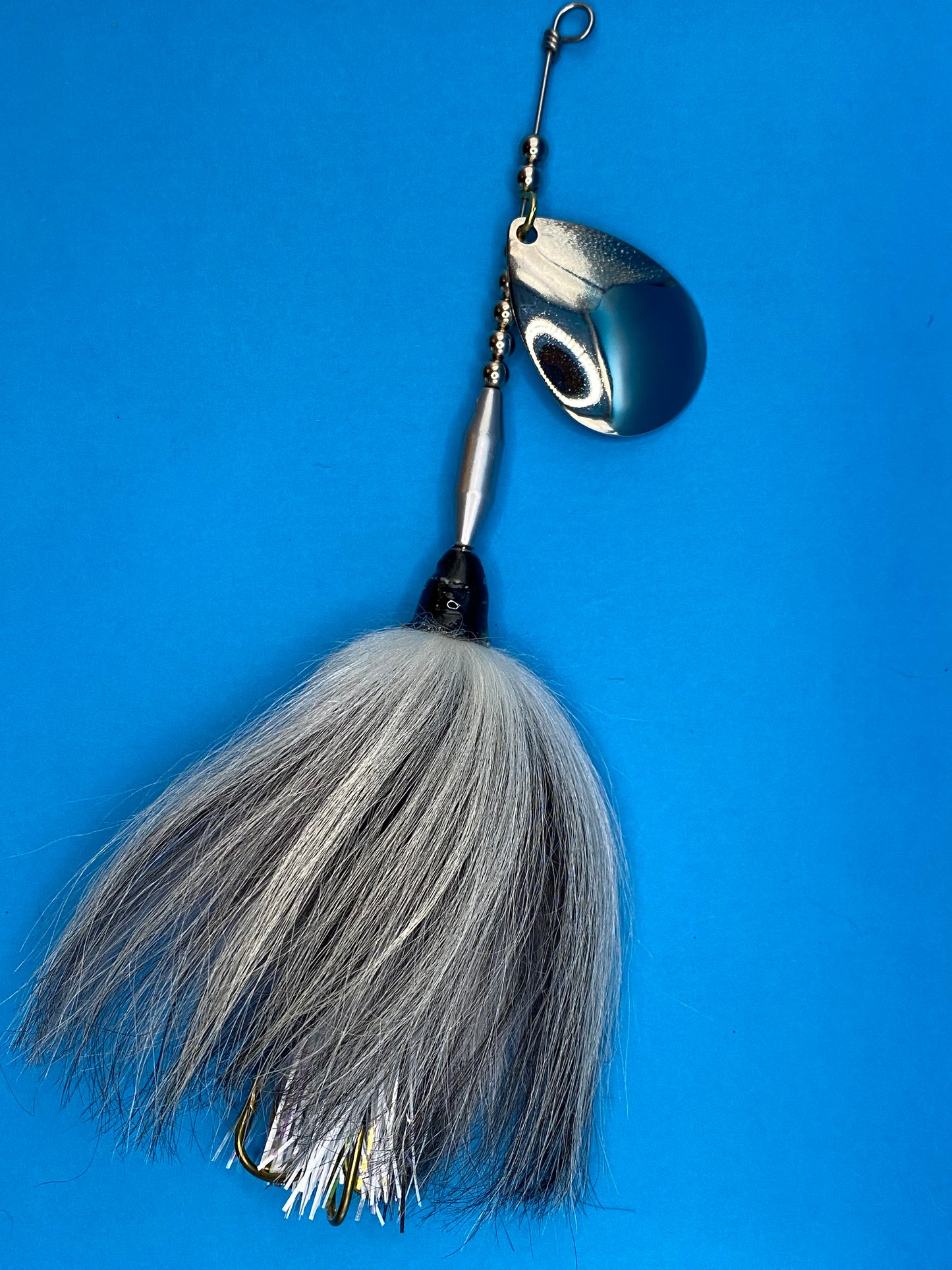 single #8 colorado layered shad muskie bucktail