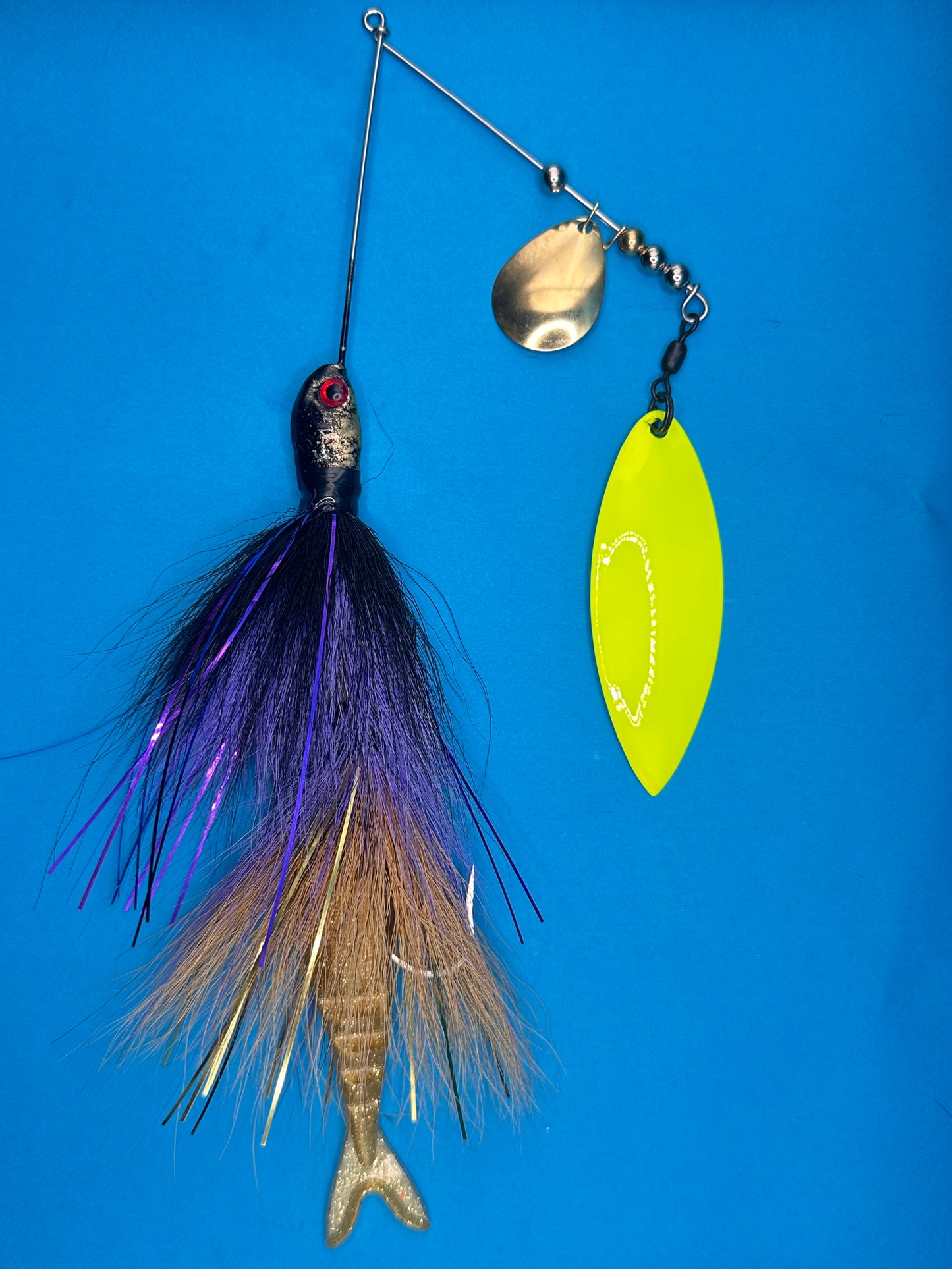 Flowage grape spinnerbait